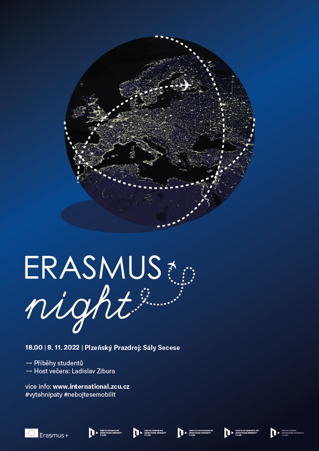 erasmus night plakát